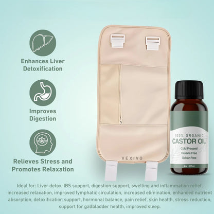 Liver Wellness Pack (Wrap + Castor Oil)