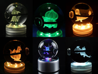 80MM Large Crystal Pokeball