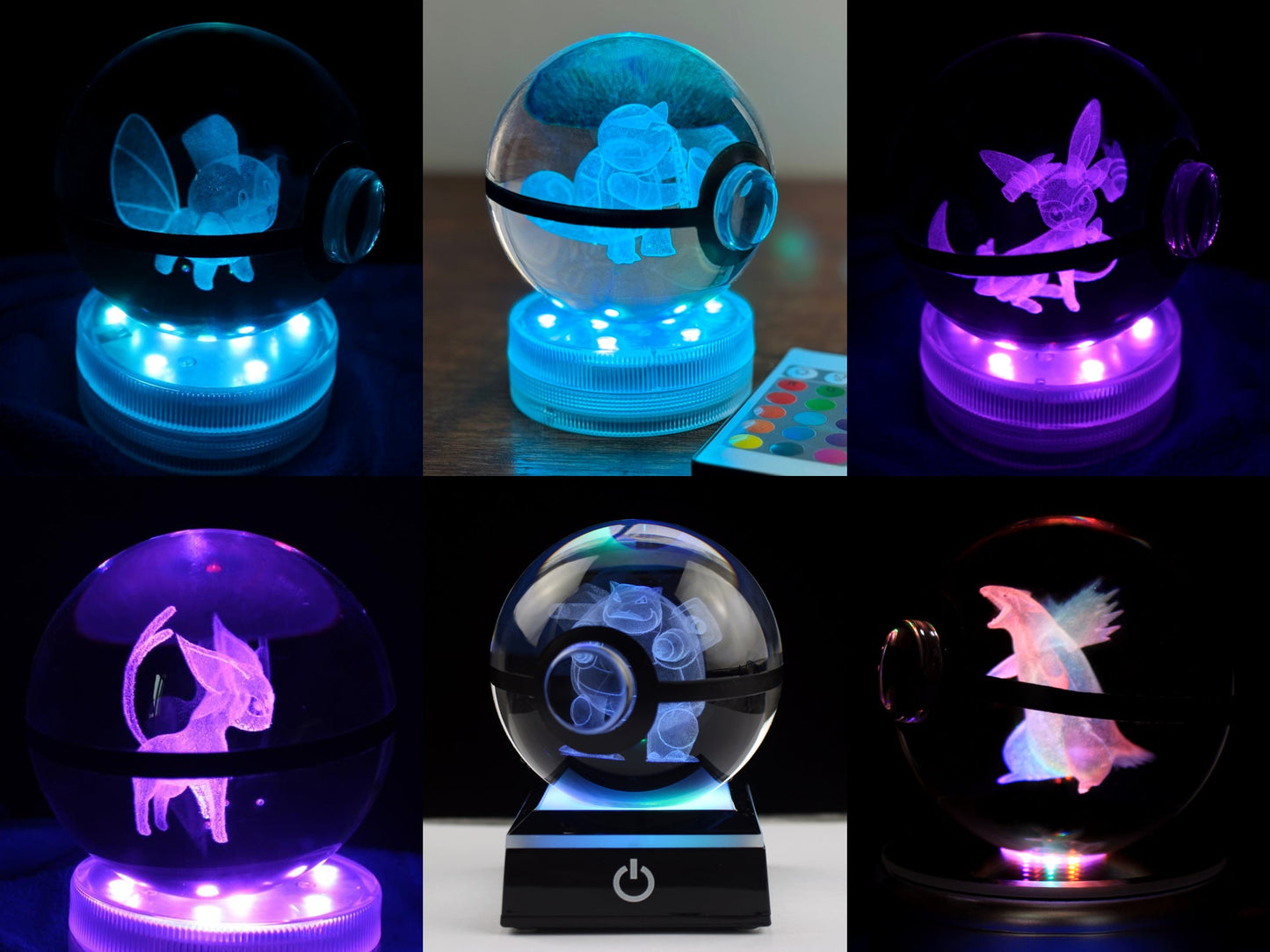 80MM Large Crystal Pokeball