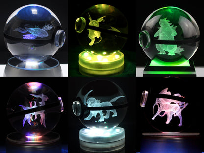 80MM Large Crystal Pokeball