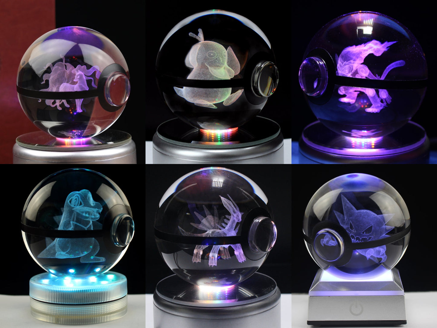 80MM Large Crystal Pokeball