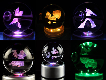 80MM Large Crystal Pokeball