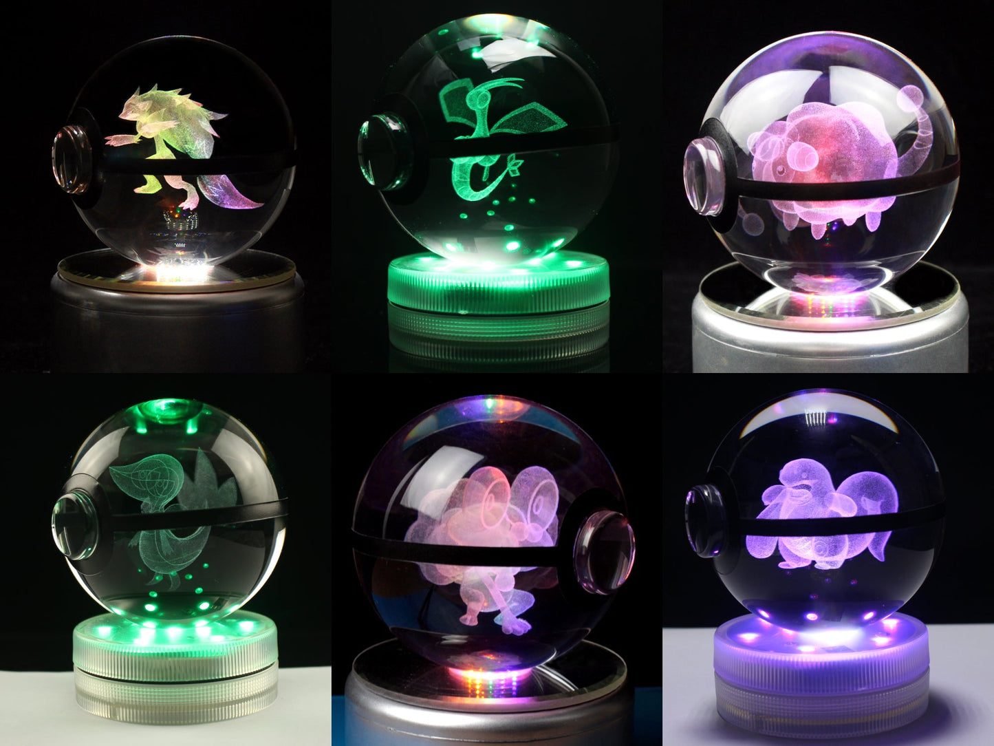 80MM Large Crystal Pokeball