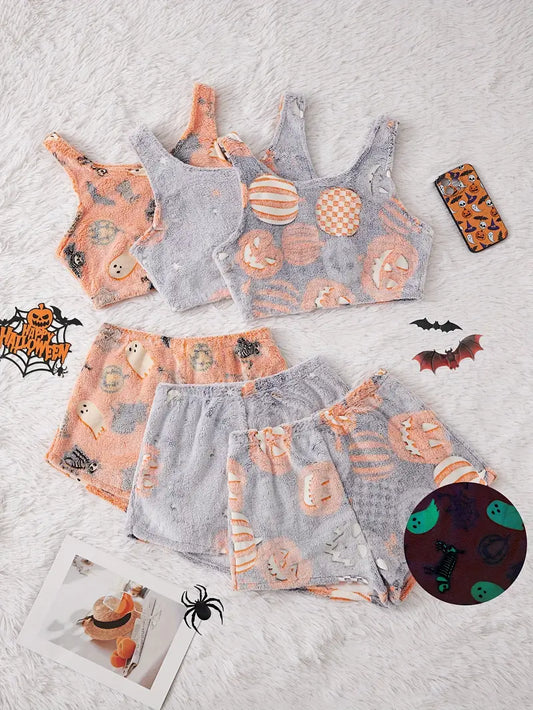 Halloween Glowing Pyjama Set