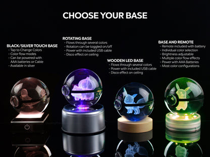 80MM Large Crystal Pokeball