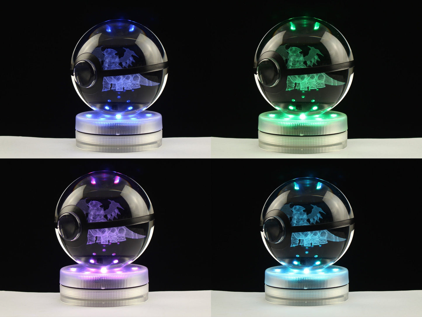 80MM Large Crystal Pokeball