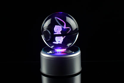 80MM Large Crystal Pokeball