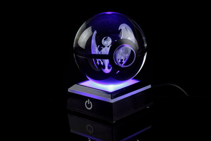 80MM Large Crystal Pokeball